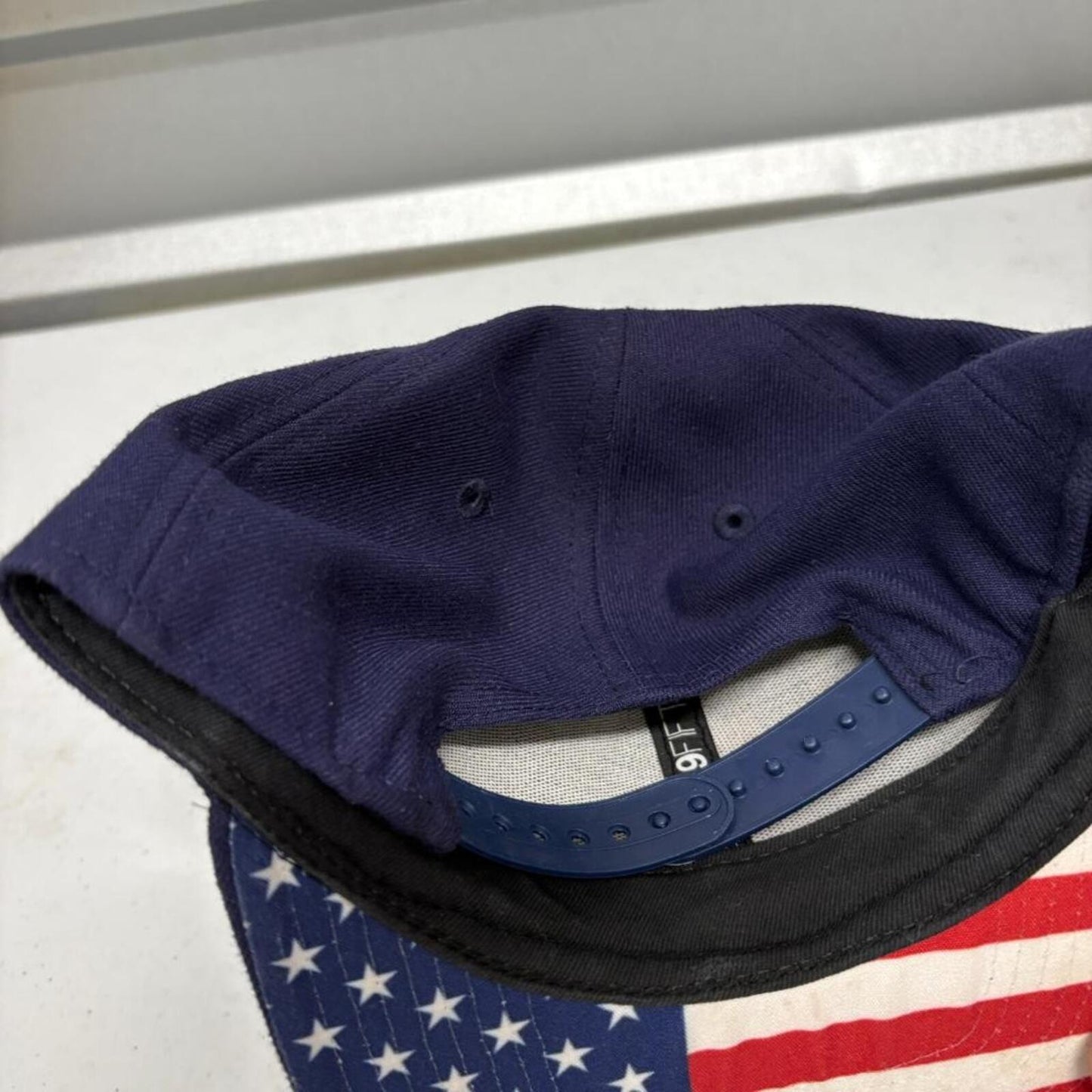 Los Angeles Dodgers New Era 9FIFTY Snapback Hat Stars Stripes USA Flag Navy Blue