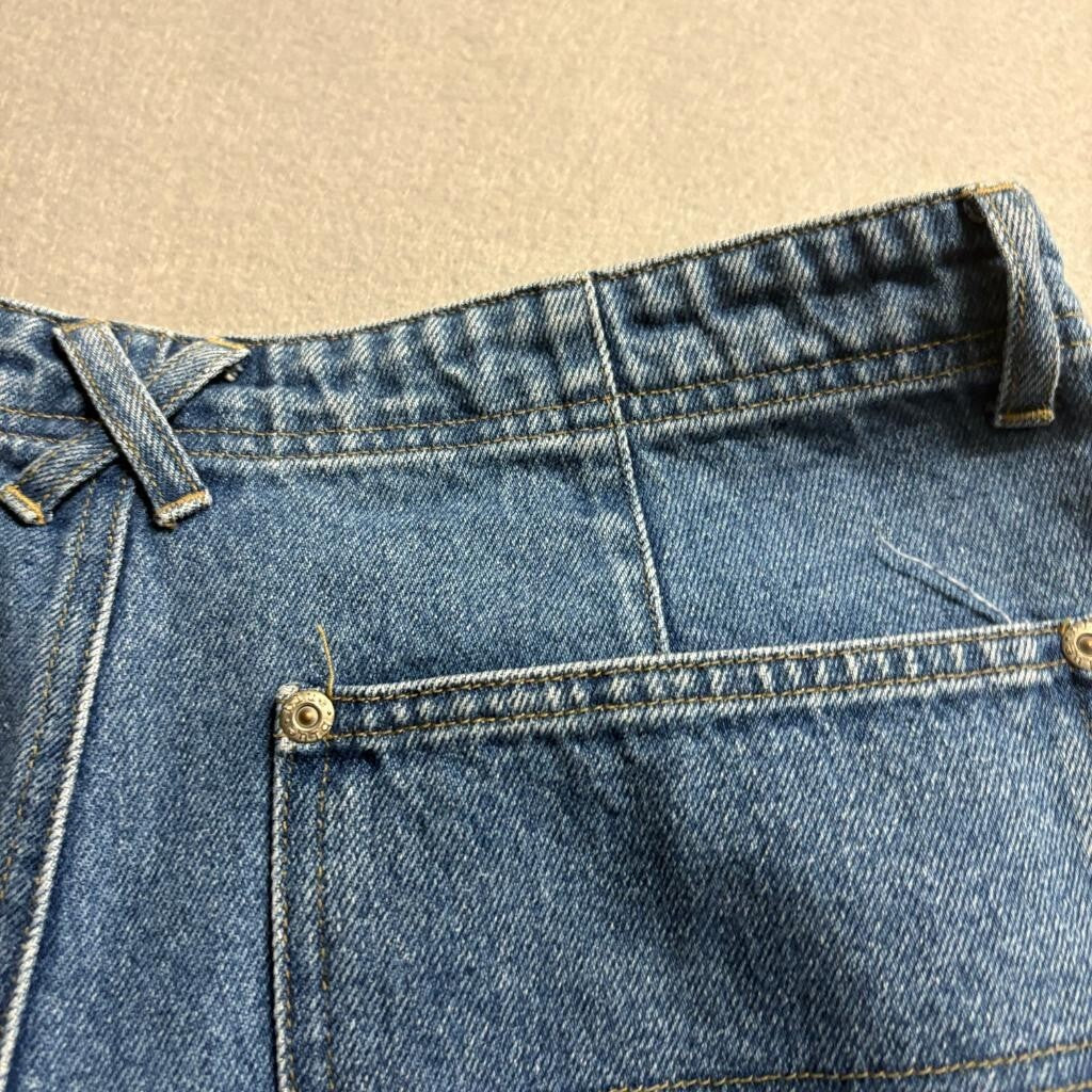 Sigrid Olsen Essentials Jeans Womens 12 Blue Denim High Rise Mom Straight Leg