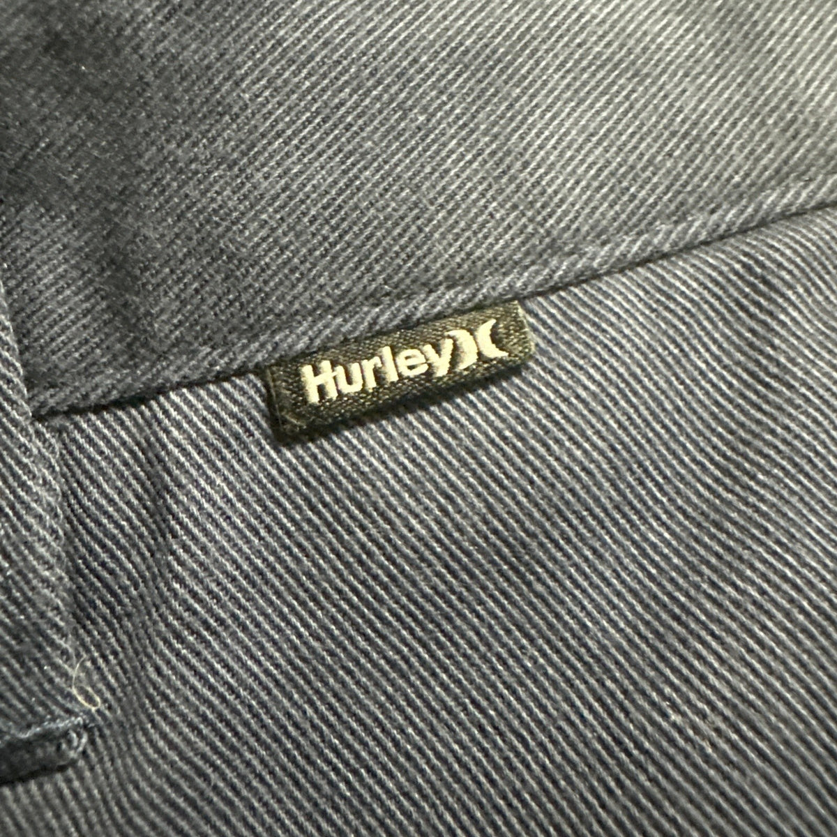 Hurley Chino Pants Mens 28x29 Blue Straight Leg Casual Flat Front Chinos Slacks