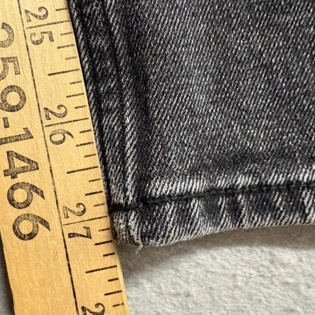 Abercrombie & Fitch Curve Love 90s Slim Straight Jeans Womens 26 2S Black Denim