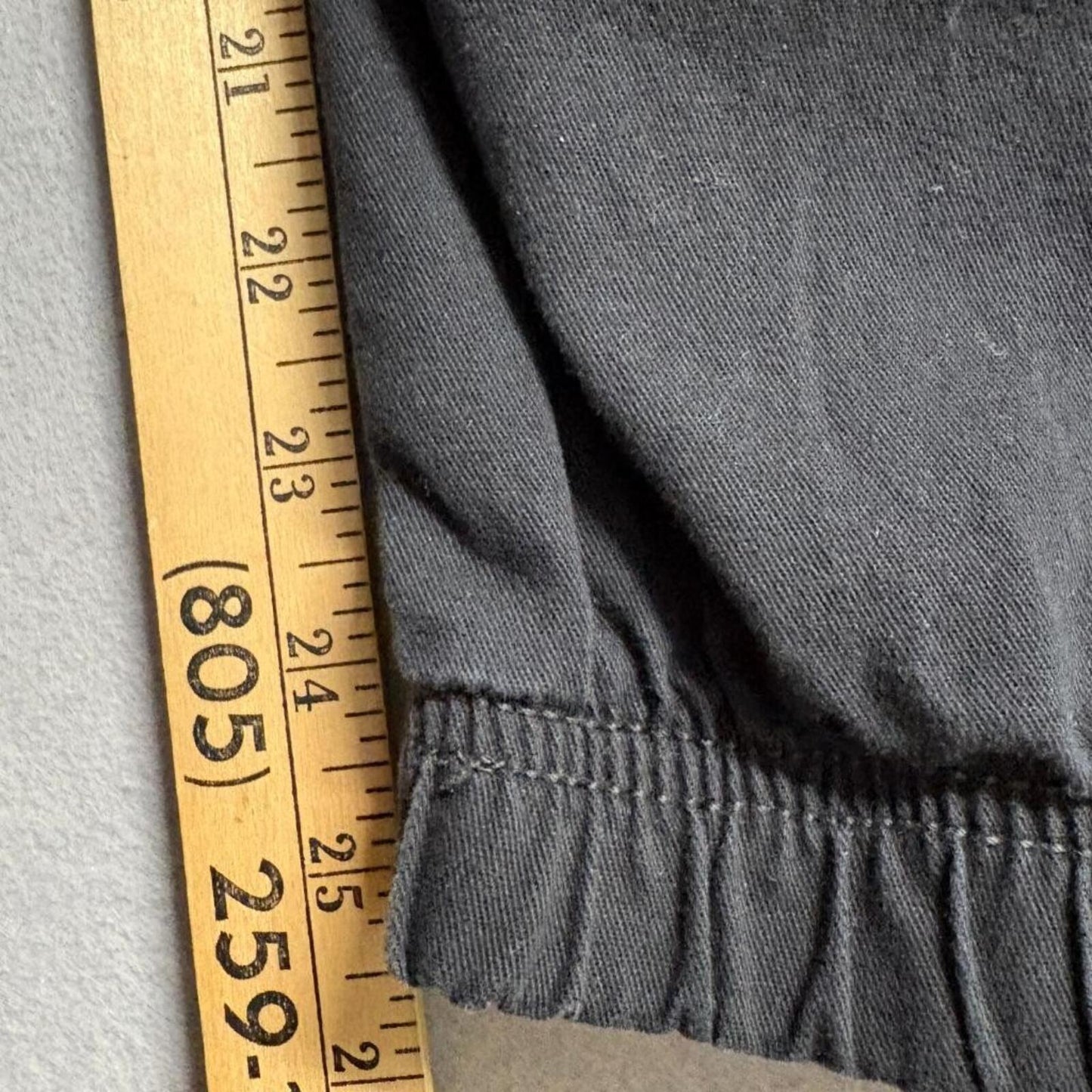 Wrangler Cargo Jogger Pants Boys Size 16 Husky Black Elastic Waist Stretch