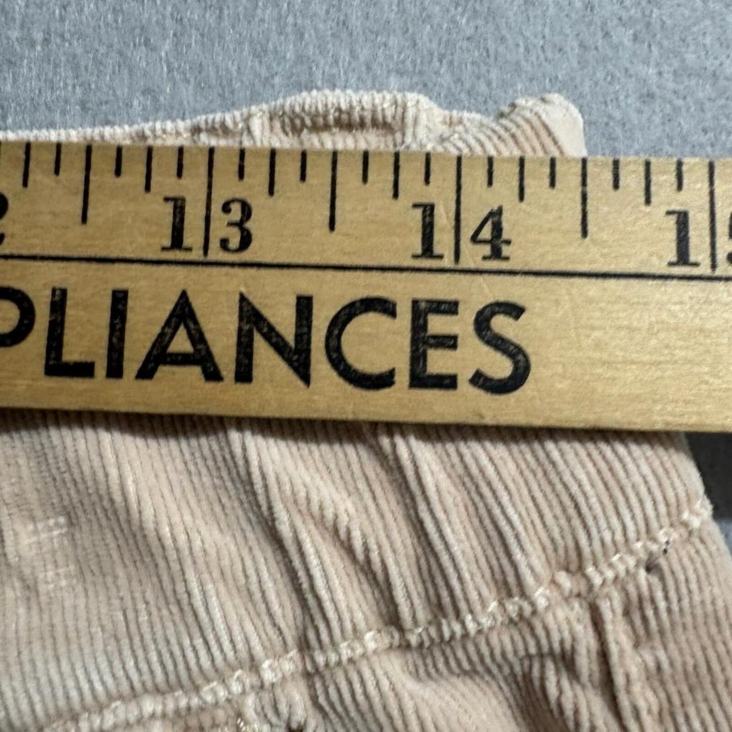 Juicy Couture Corduroy Pants Womens 8 Beige California Skinny Pull On Stretch