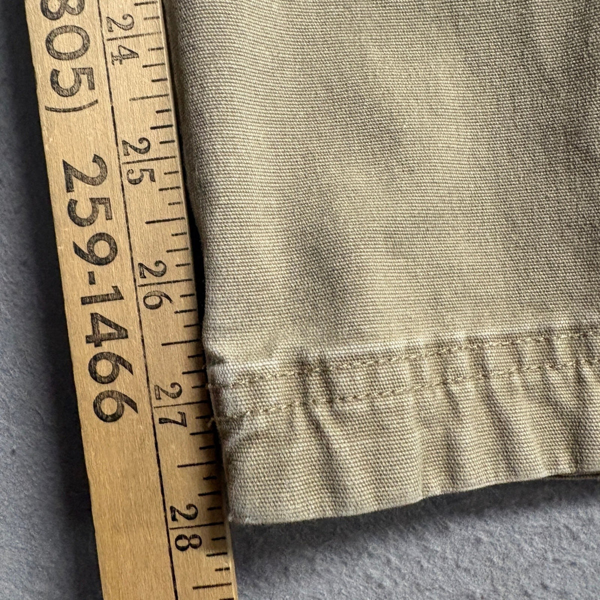 Duluth Trading Co Flex Fire Hose Cargo Pants Mens 42x27 Brown Canvas Workwear