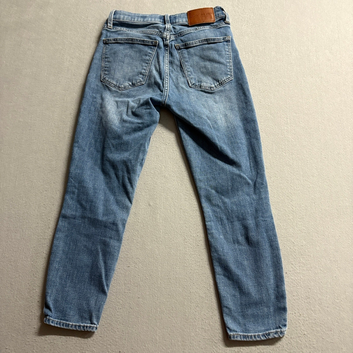 Lucky Brand Bridgette High Rise Crop Jeans Womens Size 2 26 Blue Distressed