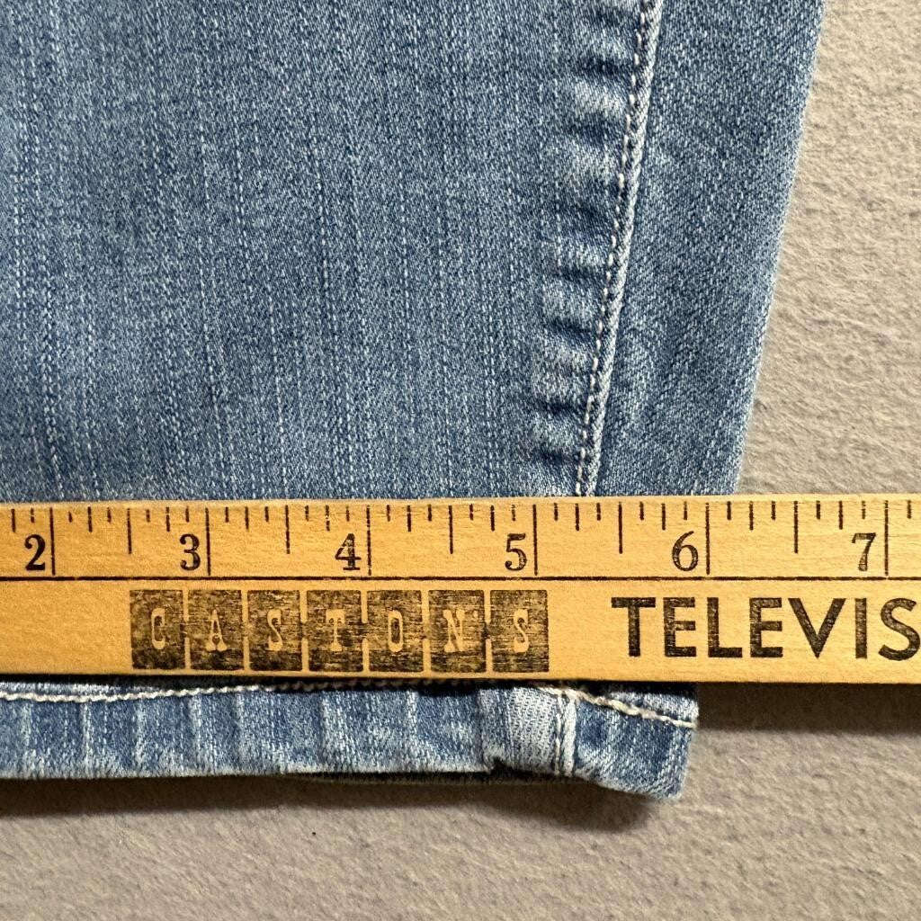 Torrid Premium Skinny Jeans Womens Plus Size 18 Blue Denim Stretch 3-Button Fly