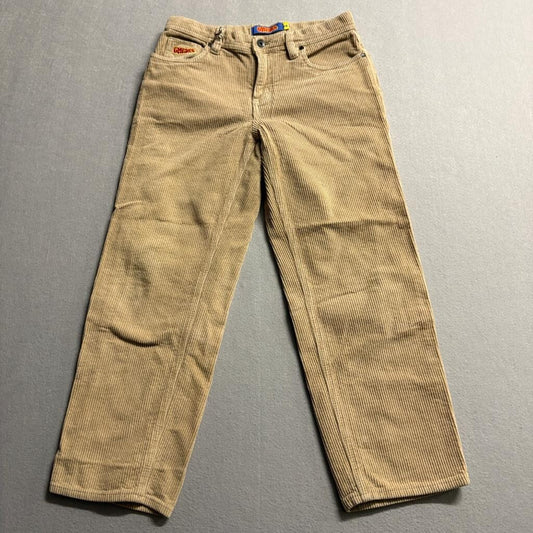 Empyre Relaxed Fit Corduroy Pants Mens 26x24 Beige Tan Skate Y2K Baggy