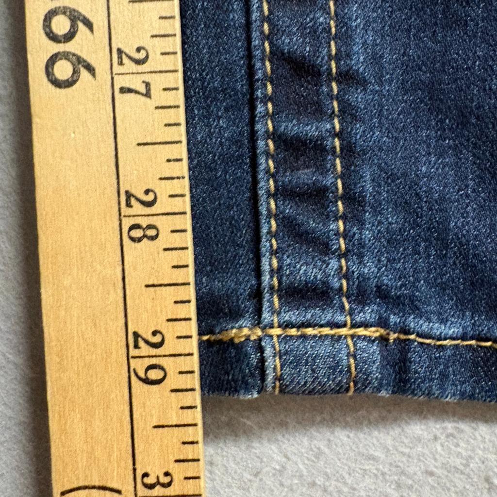 Seven7 Tummyless High Rise Skinny Jeans Womens 10 Dark Wash Blue Denim Stretch