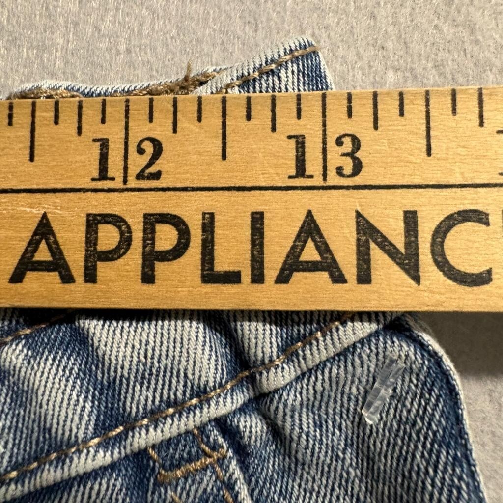 Excuse Girls Blue Cargo Jeans Size S Elastic Waist Straight Leg Denim Utility