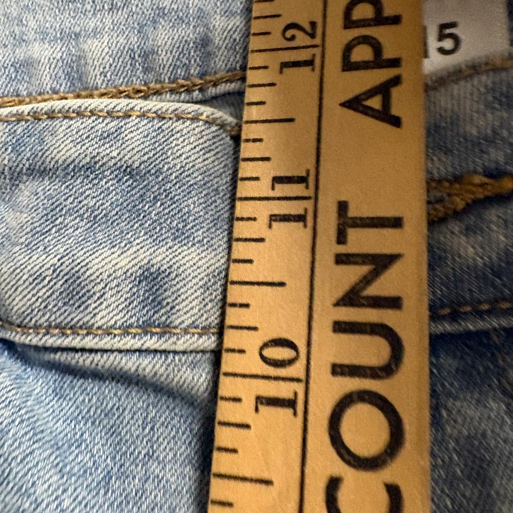 Madden Girl High Rise Bootcut Jeans Womens Size 15 Light Wash Denim Stretch