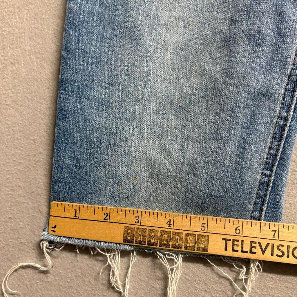 Kut from the Kloth Rachael Fab Ab Mom Jean Shorts Womens Size 0 Blue Denim