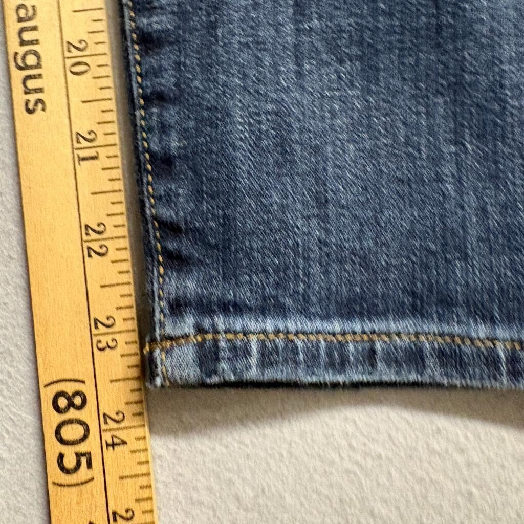 FRAME Le Garcon Crop Jeans Womens 27 Blue Denim Distressed Slim Boyfriend