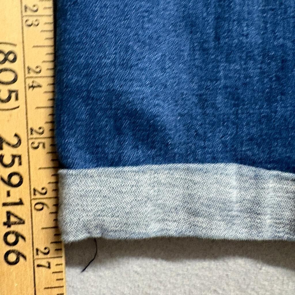 Hudson Blair High Rise Straight Crop Jeans Womens Size 30 Blue Denim