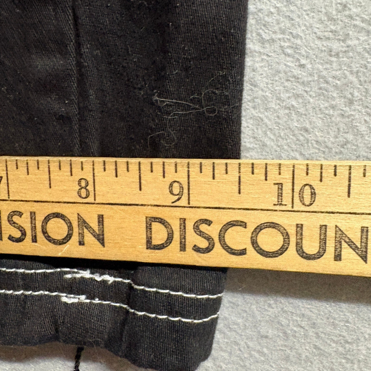 Almost Famous Women XL Black Contrast Stitch Cargo Pants Elastic Waist Stretch