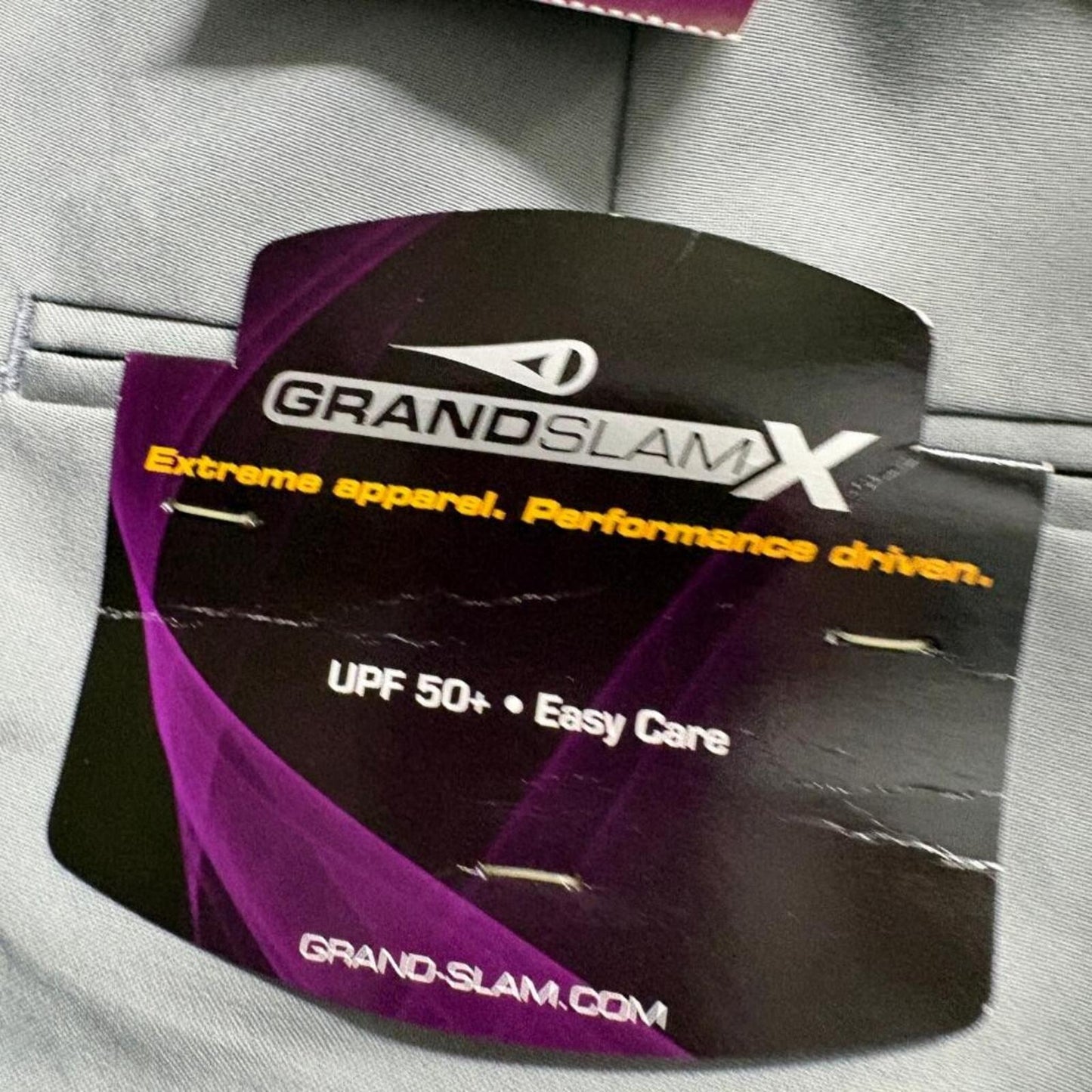 Grand Slam Golf Shorts Mens 30 Gray Monument Flat Front Performance UPF 50 New