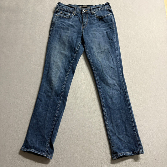 Levis 505 Straight Leg Jeans Womens Size 4 Medium Wash Denim Blue W27 L32