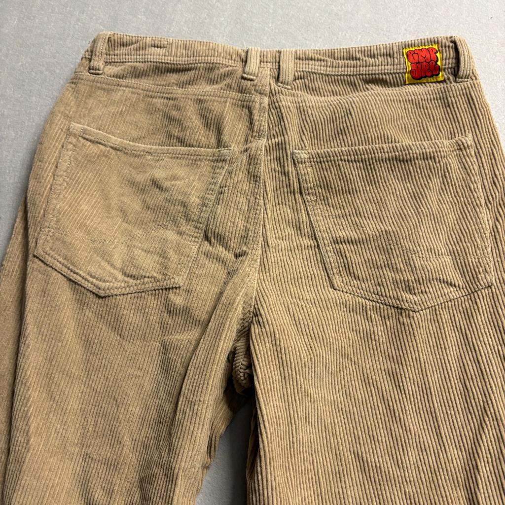 Empyre Corduroy Pants Womens 34 Brown Tan Skate Loose Fit Cord Pants