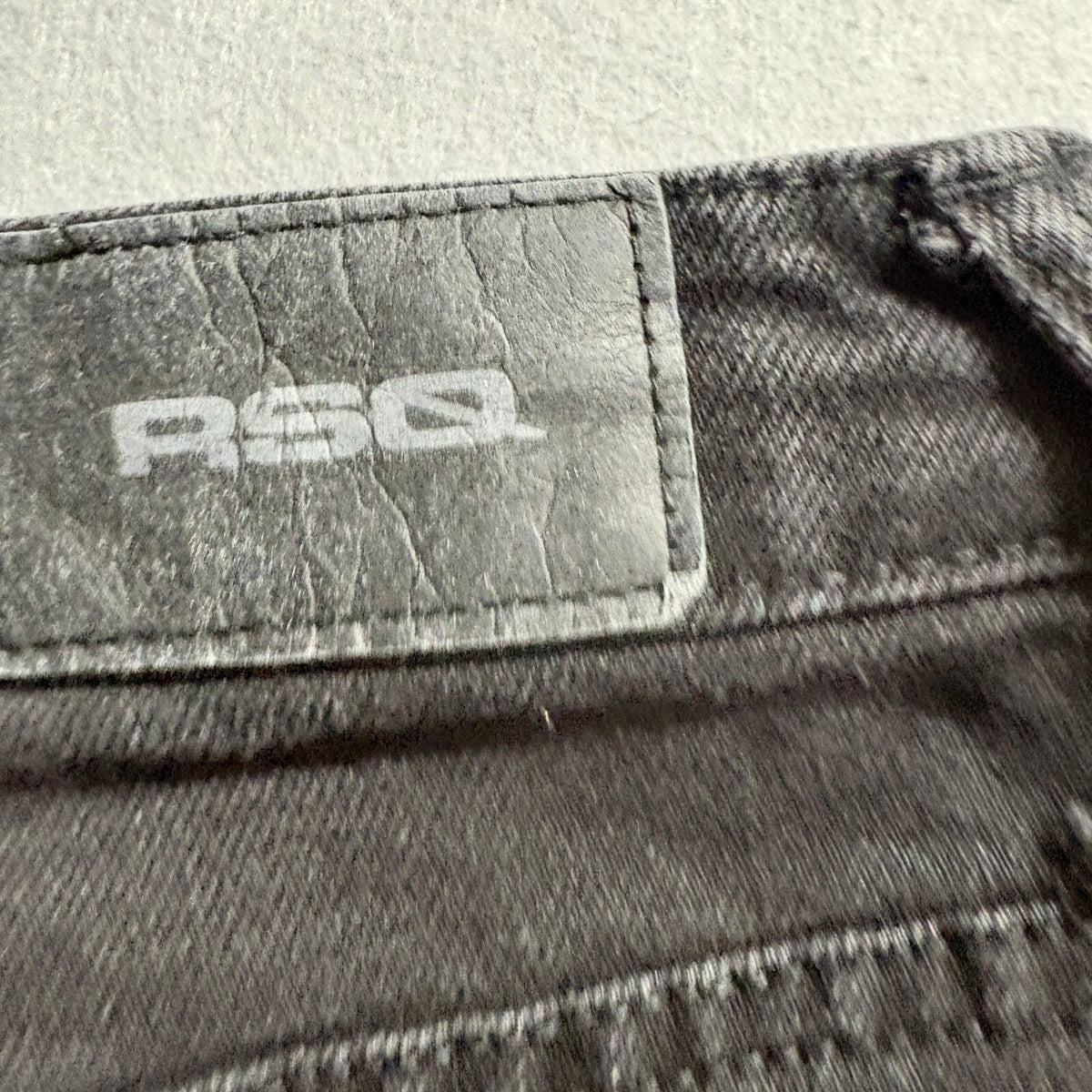 RSQ High Rise Flare Jeans Womens Size 25 Black Denim Stretch Pants