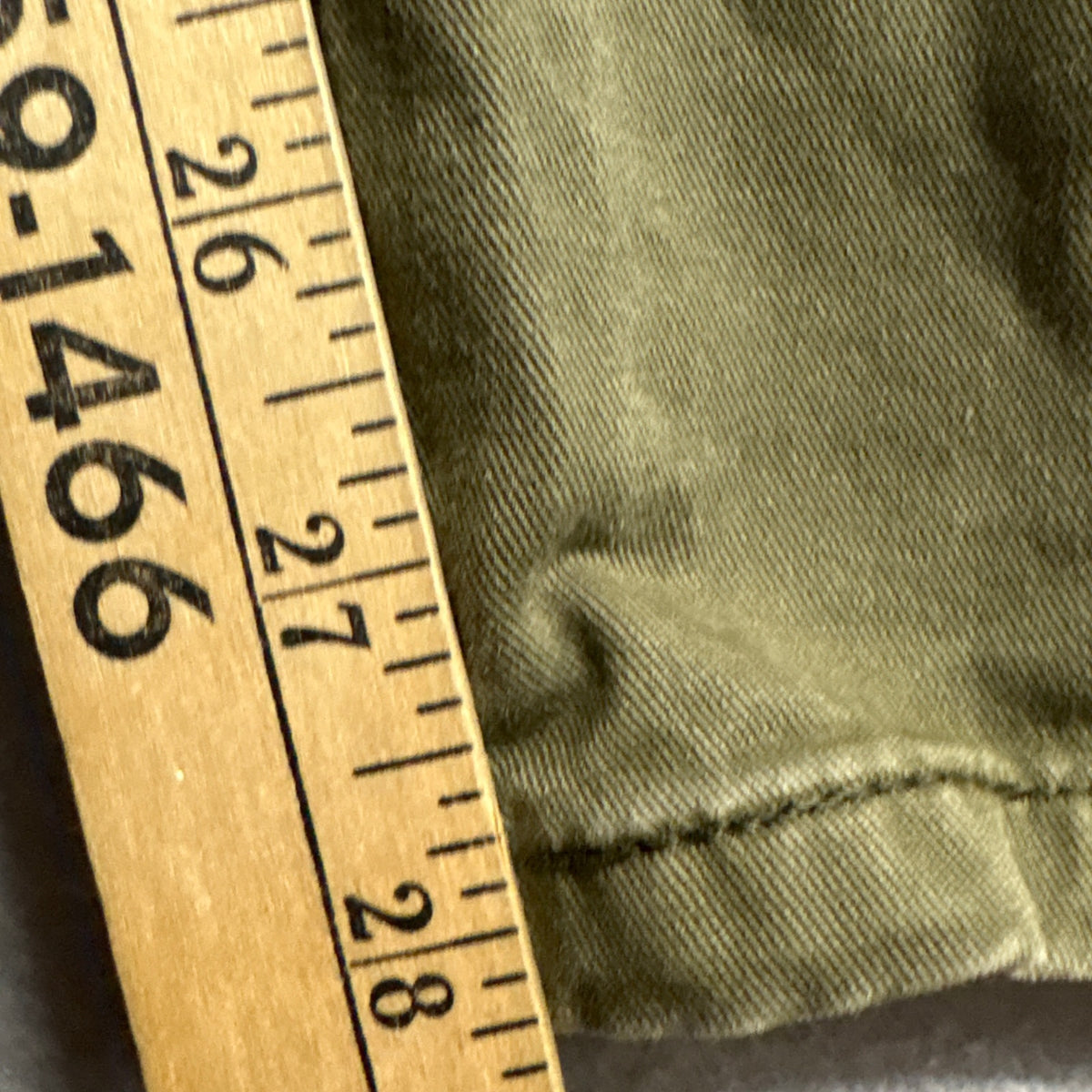 Levis 511 Slim Fit Chino Pants Mens 30x30 Olive Green Cotton Blend Casual
