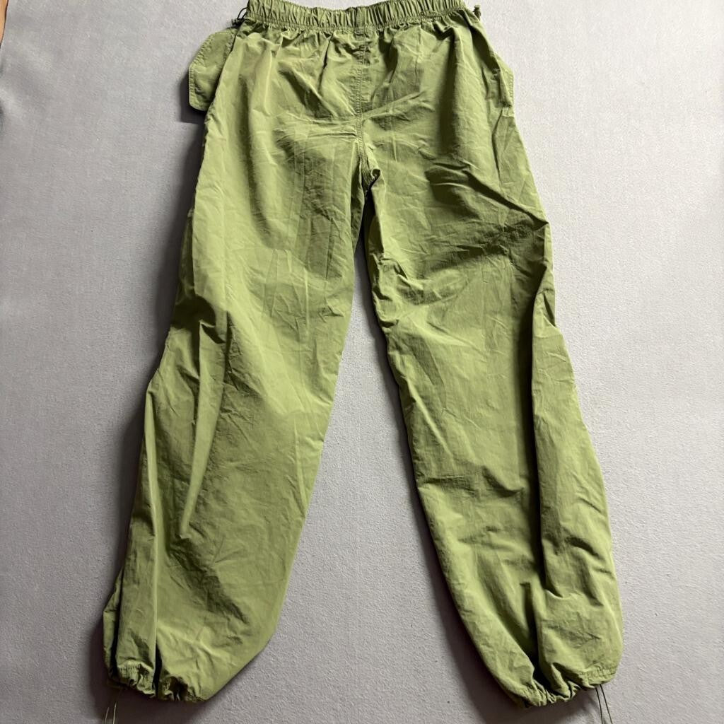 Love Tree Cargo Pants Womens Small Green Nylon Parachute Jogger Gorpcore