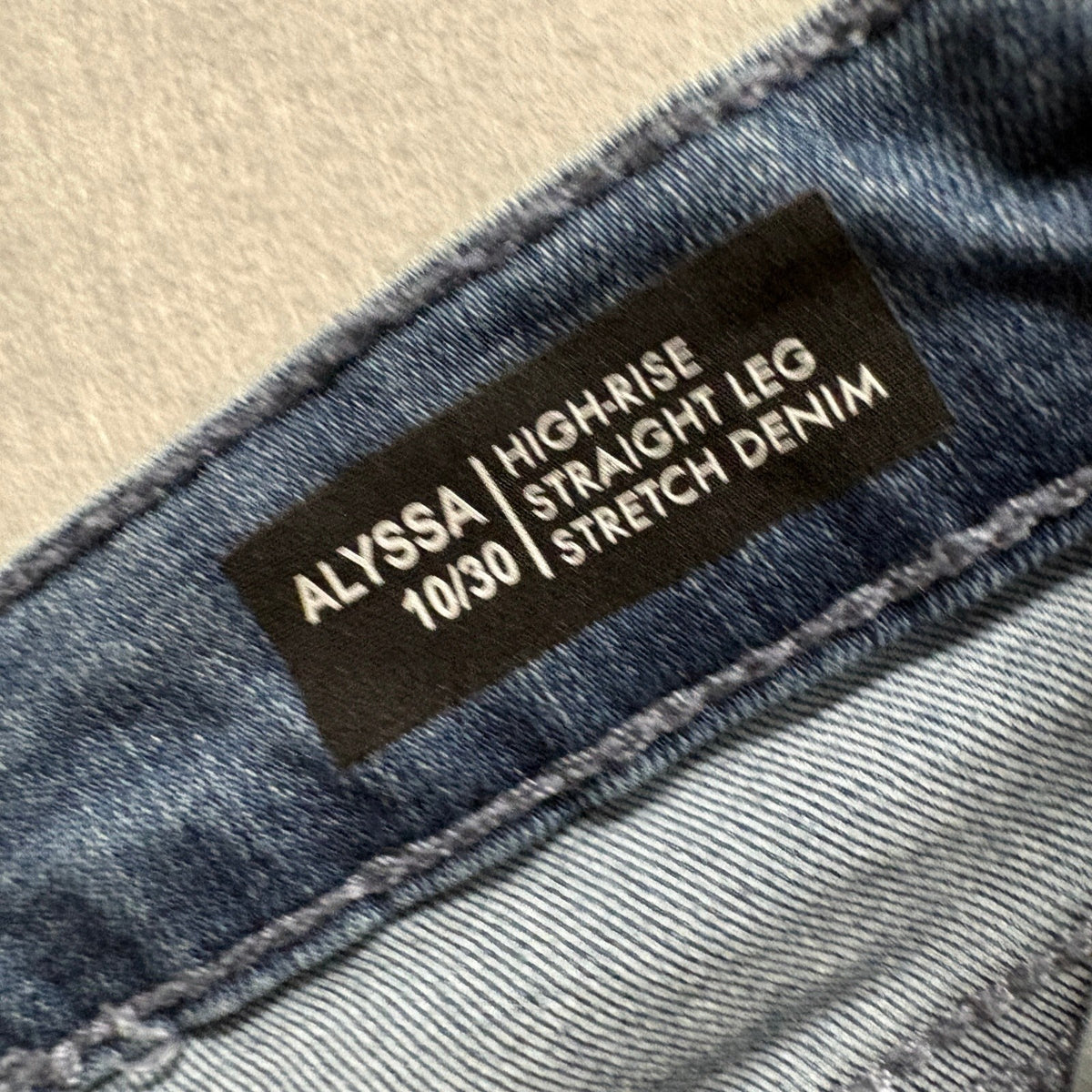 Buffalo David Bitton Alyssa Jeans Womens 10/30 High Rise Straight Leg Stretch