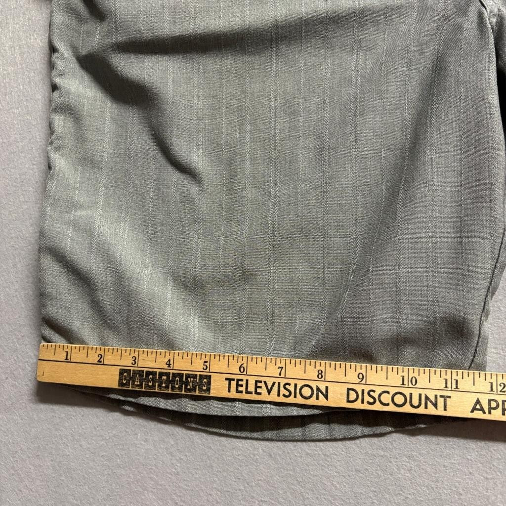 O'Neill Hybrid Shorts Mens 40 Gray Pinstripe Boardshorts Walkshorts Polyester