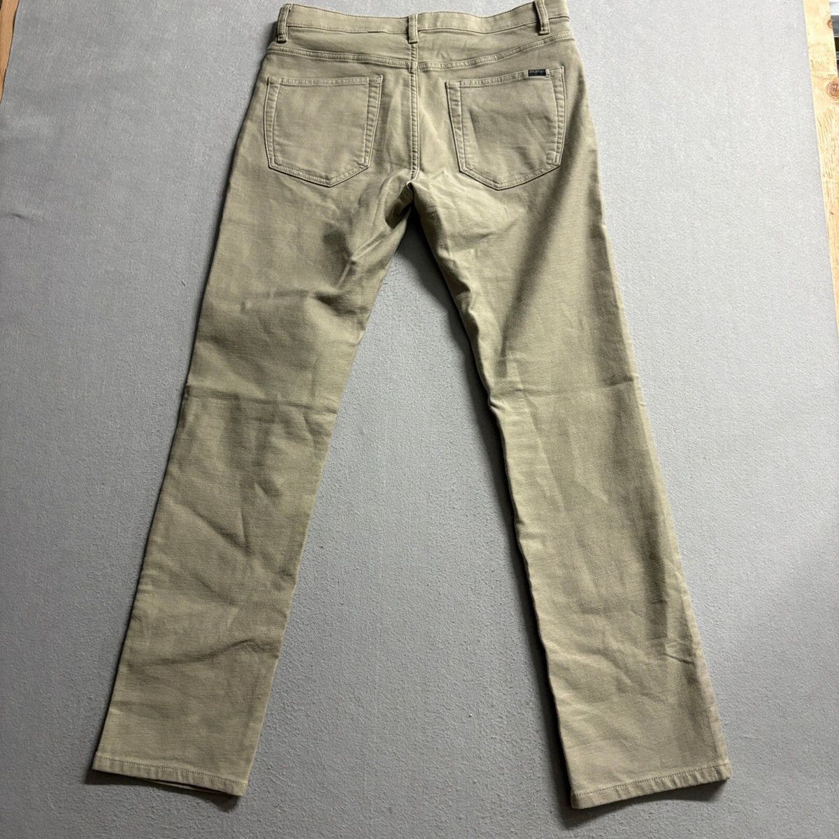 Jachs NY Mens Stretch Jeans 32x32 Beige Tan Cotton Blend Straight Leg Pants