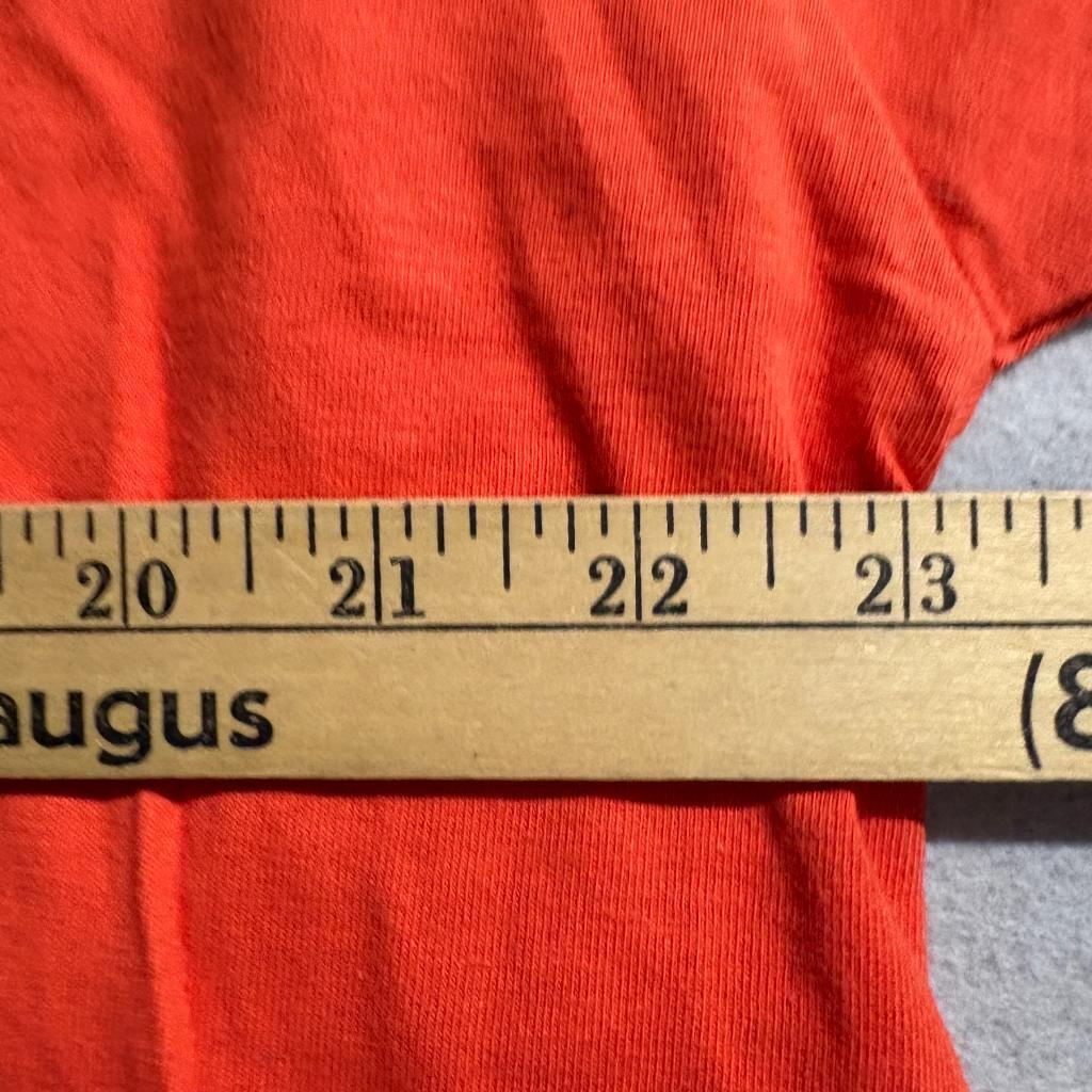 Vintage Benchline Pocket T-Shirt Mens XL Orange Blank Single Stitch Kmart NWT