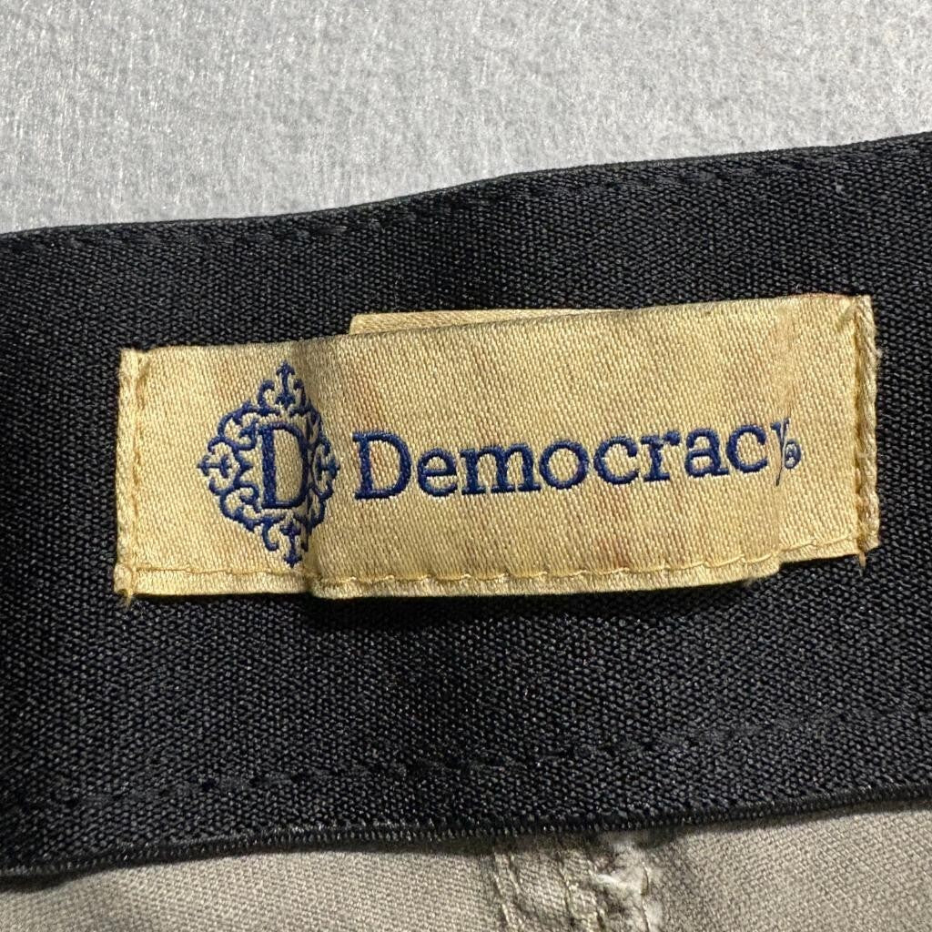 Democracy Ab Solution High Rise Skinny Jeans Womens 2 Green Olive Stretch Denim