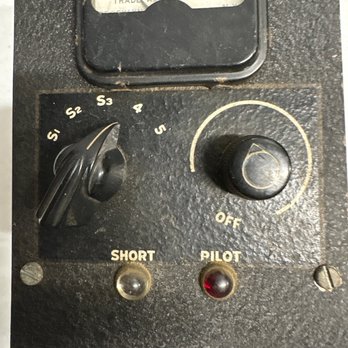 Vintage Trade Associates Vacuum Tube Anode Tester Model SY Brooklyn NY