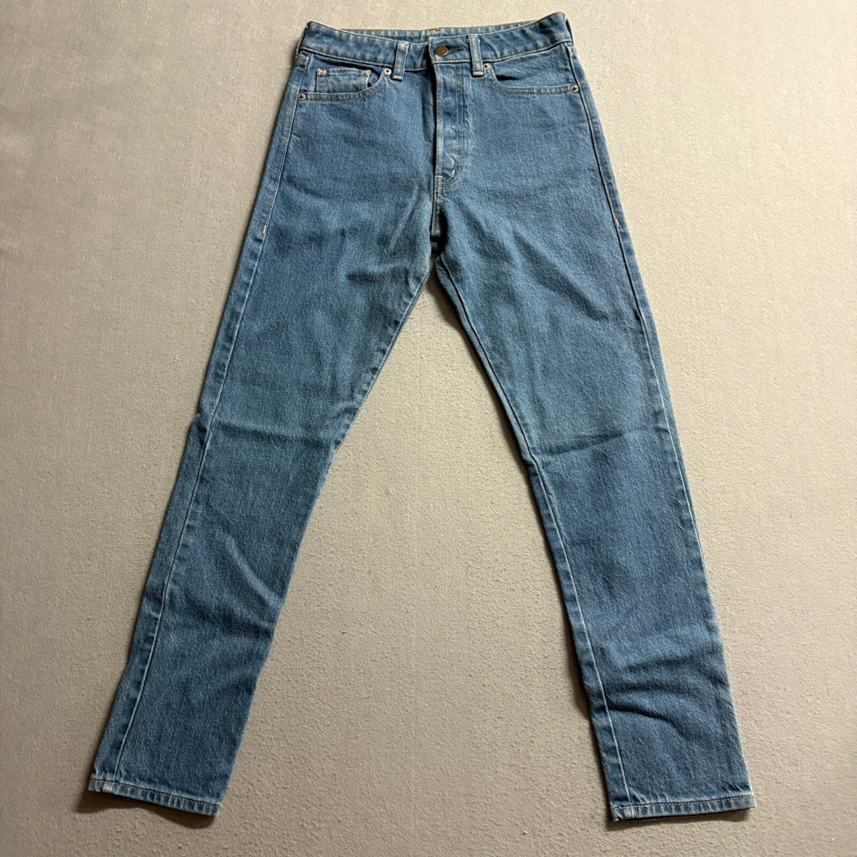 Hollister Abercrombie Sample Jeans Mens 26x26 Blue Denim Straight Leg