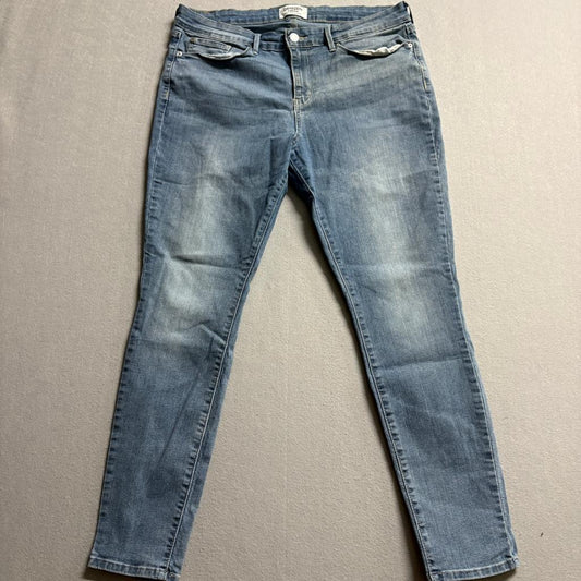 Denizen Levi's Mid Rise Skinny Jeans Womens 14 Medium Blue Stretch Denim