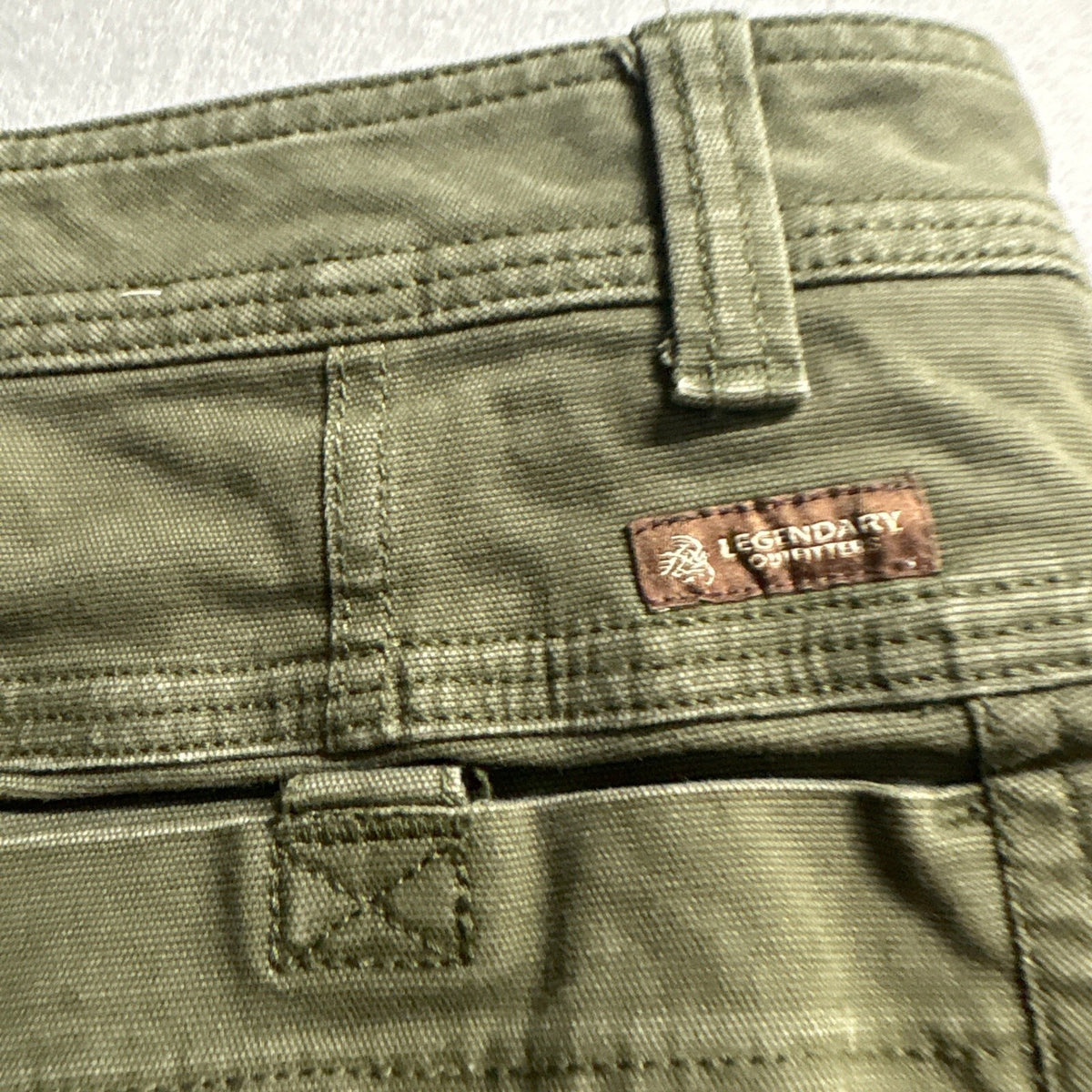Legendary Outfitters Mens Utility Cargo Pants Green Size 32x32 Outdoor Workwear