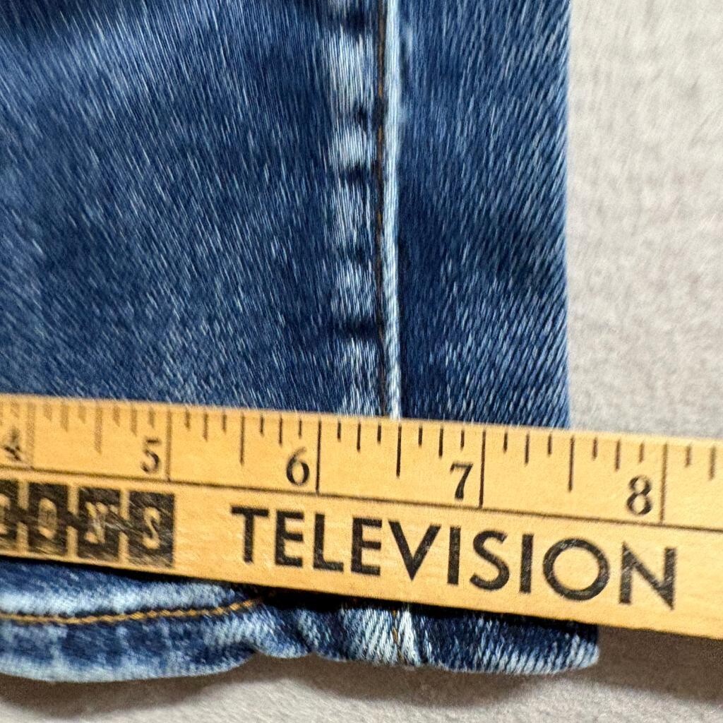 Disclosure Flare Jeans Womens Size 0/24 Blue Denim Stretch Mid Rise