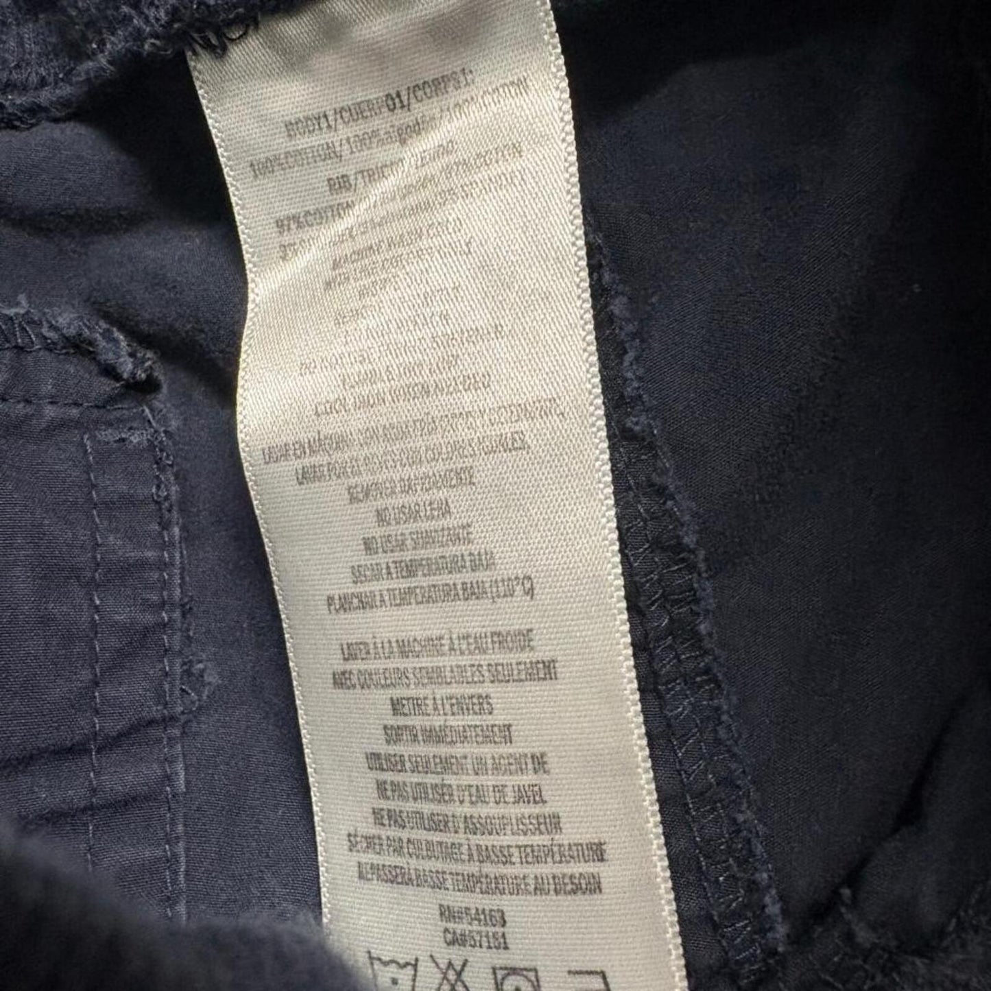 Tommy Hilfiger Sport Womens Jogger Pants XS Navy Blue Cotton Drawstring Casual