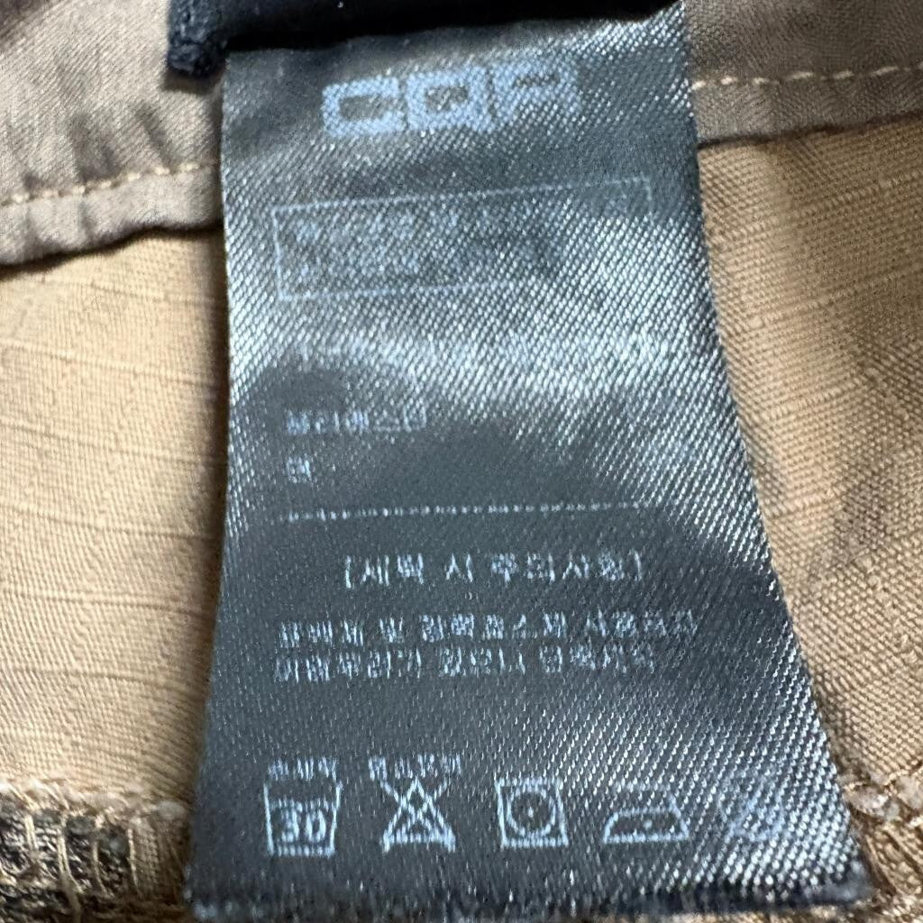 CQR Mens Tactical Cargo Pants Coyote Brown Ripstop Work Combat Pants Size 28x27