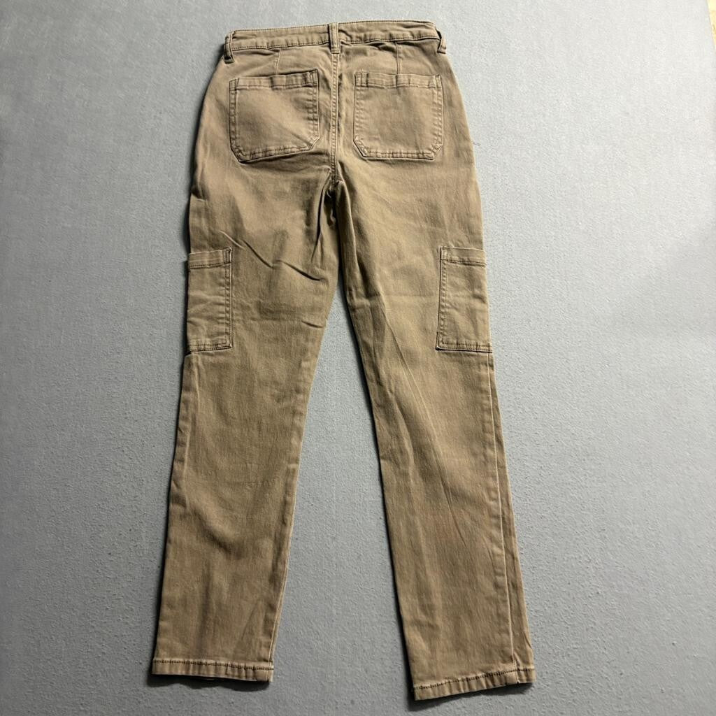 Celebrity Pink Cargo Pants Womens 5/27 Brown Cotton Blend High Rise Utility