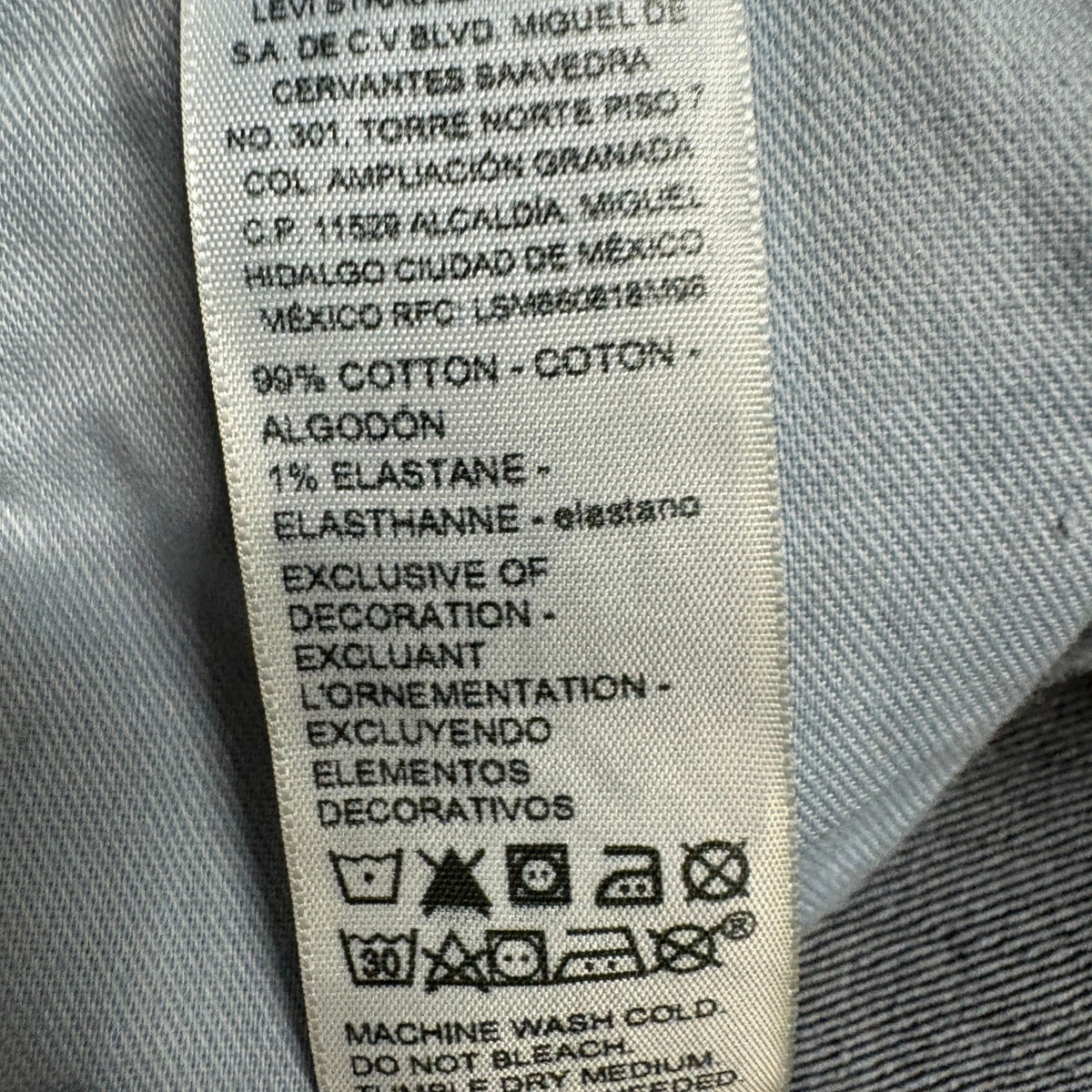 Signature by Levi Strauss Co Mens 34x34 Relaxed Fit Blue Jeans Dark Wash