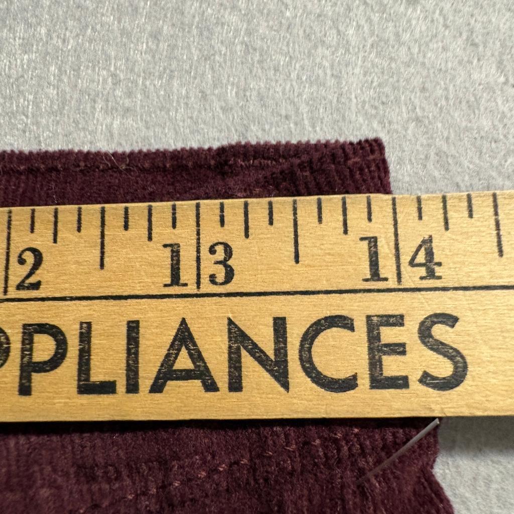 Old Navy Karate Slim Corduroy Pants Boys Size 14 Burgundy Built-In Flex Max