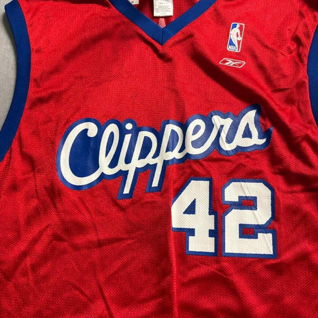 Elton Brand LA Clippers Reebok Jersey Youth Large Red 42 NBA Basketball