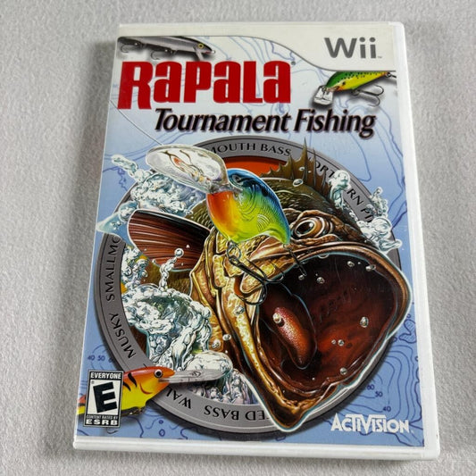 Rapala Tournament Fishing Nintendo Wii Complete CIB Tested
