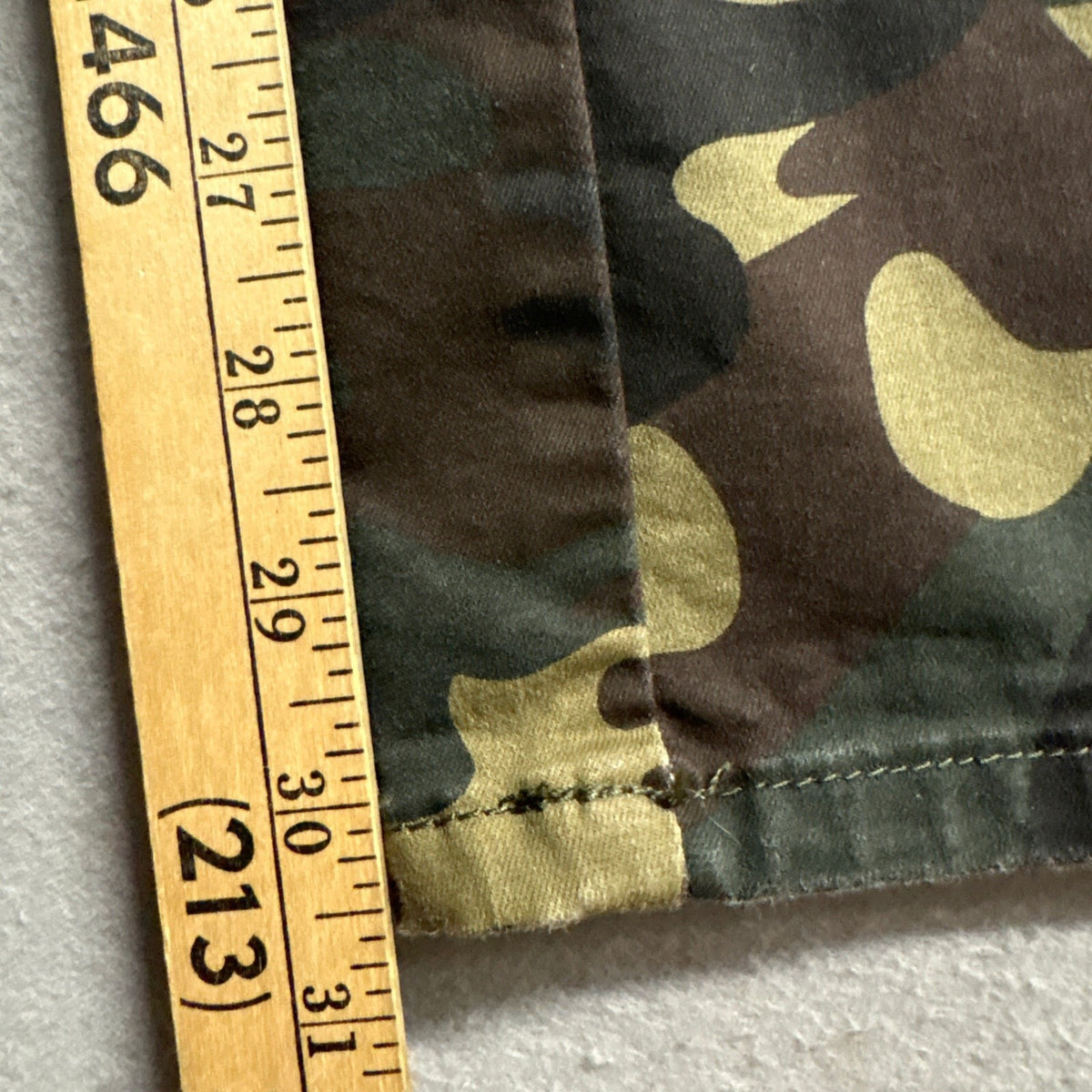 VIP Jeans Womens Size 9/29 Camo Cargo Pants Green Camouflage Wide Straight Leg