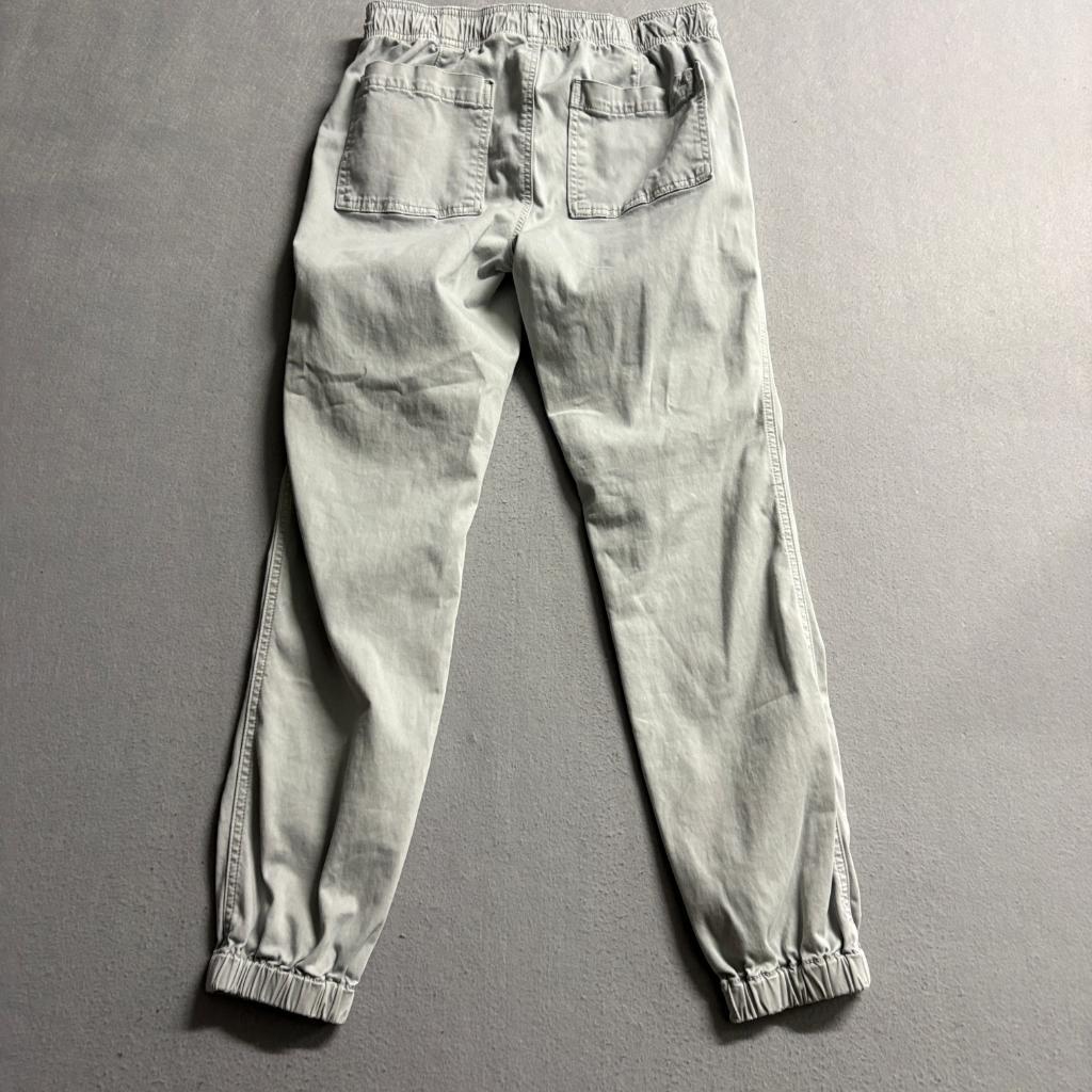 American Eagle Outfitters Womens Jogger Pants Size 6 Gray Elastic Waist Cargo