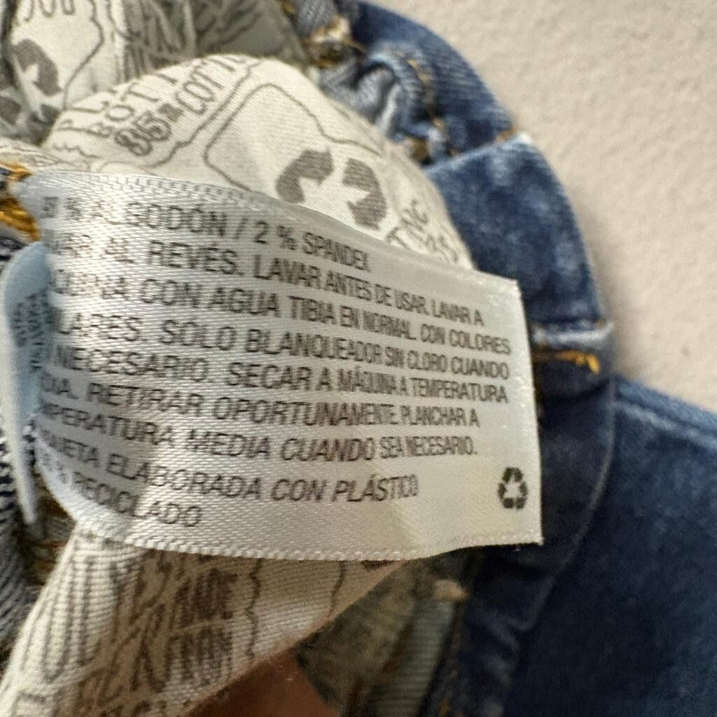 Wild Fable Paperbag Waist Jeans Womens Size 6 Blue Denim High Rise Tapered Leg