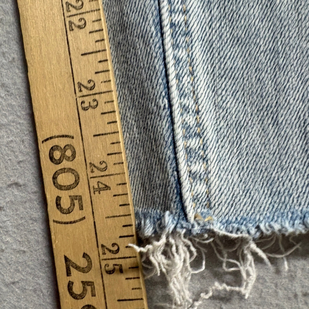 Judy Blue Distressed Raw Hem Ankle Jeans Size 7 / 28 High Rise Stretch Light