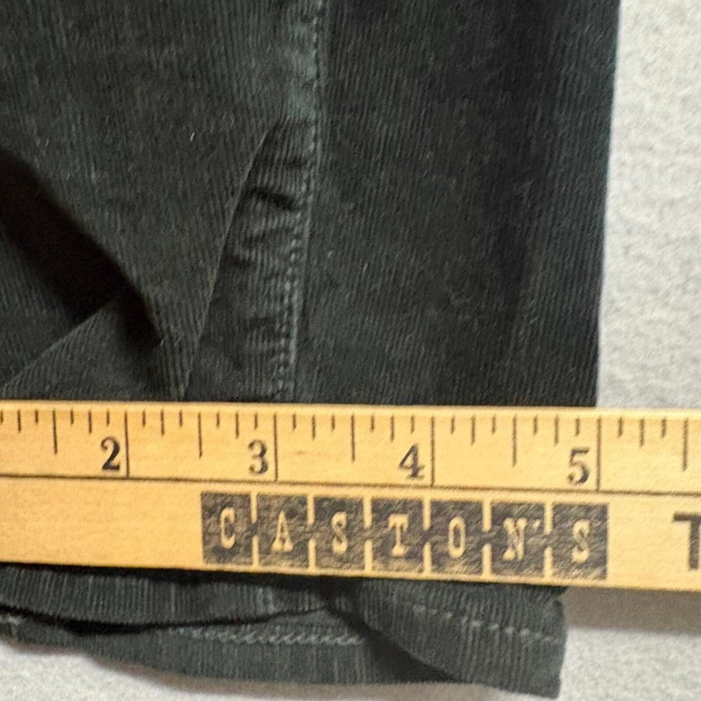 Paige Verdugo Jegging Womens 26 Black Corduroy Skinny Pants Stretch Made in USA