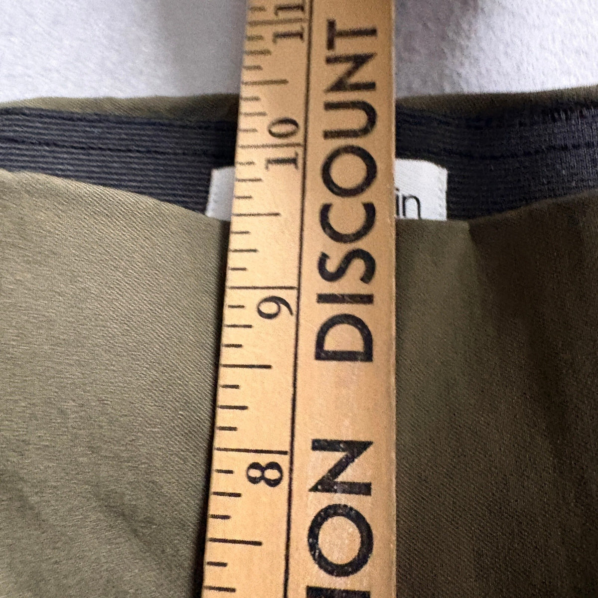 Calvin Klein Womens Pants Size 6 Olive Green Stretch Slim Fit Ankle Dress