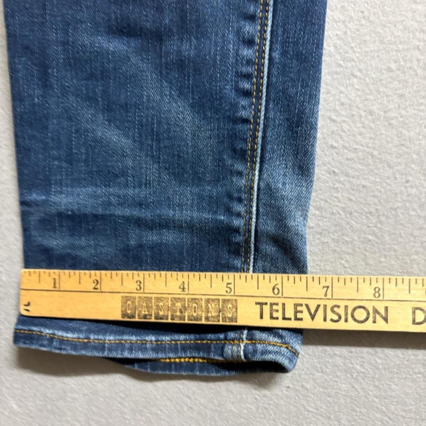 Superdry Mens Jeans 30x32 Slim Fit Blue Denim Copper Black Denim Corporal