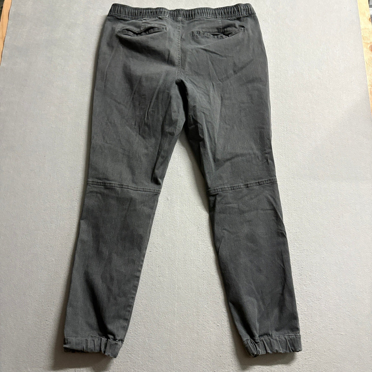 Empyre Creager Jogger Pants Mens XL Gray Cotton Blend Stretch Elastic Waist