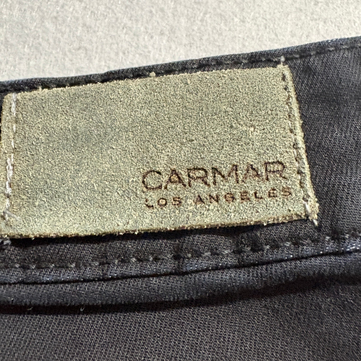 Carmar Denim Los Angeles Womens Skinny Jeans Size 24 Black Stretch Made in USA