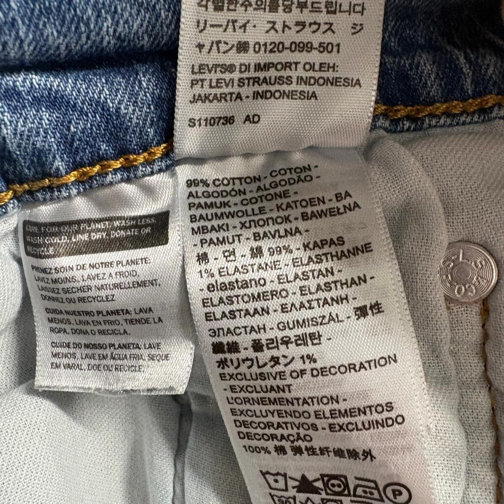 Levi's 550 Relaxed Fit Jeans Mens 30x32 Blue Denim Stretch Pants